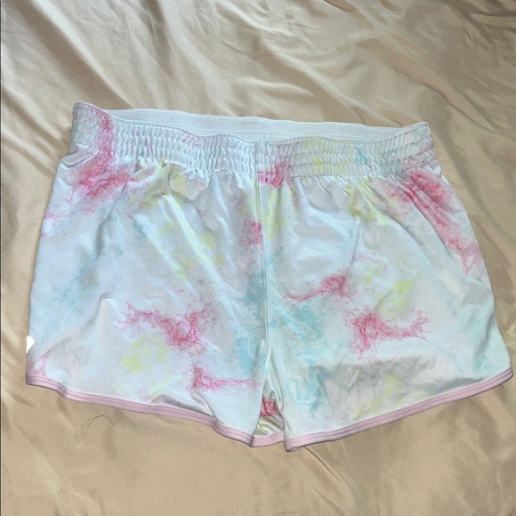 ZELOS Women's Pastel Tie-Dye Athletic Shorts - Picture 1 of 2
